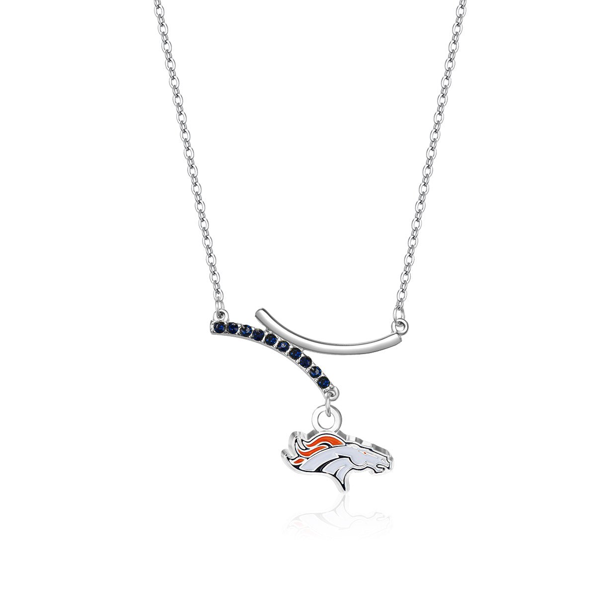 NFL Dual Infinity Necklace - Gamedays Gear - Denver Broncos