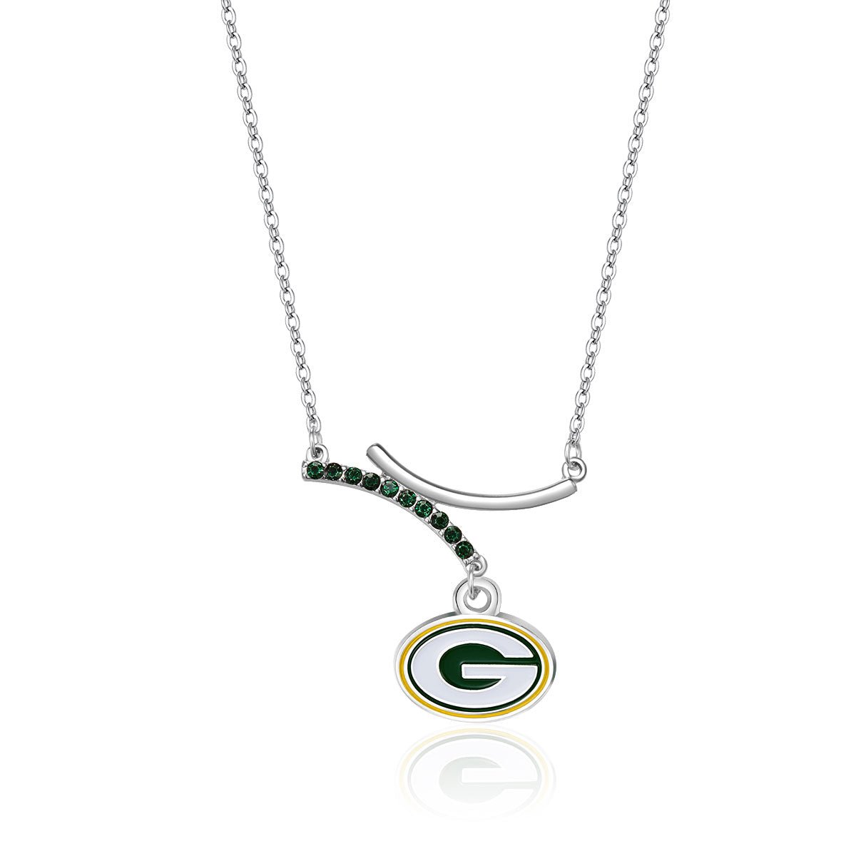 NFL Dual Infinity Necklace - Gamedays Gear - Green Bay Packers