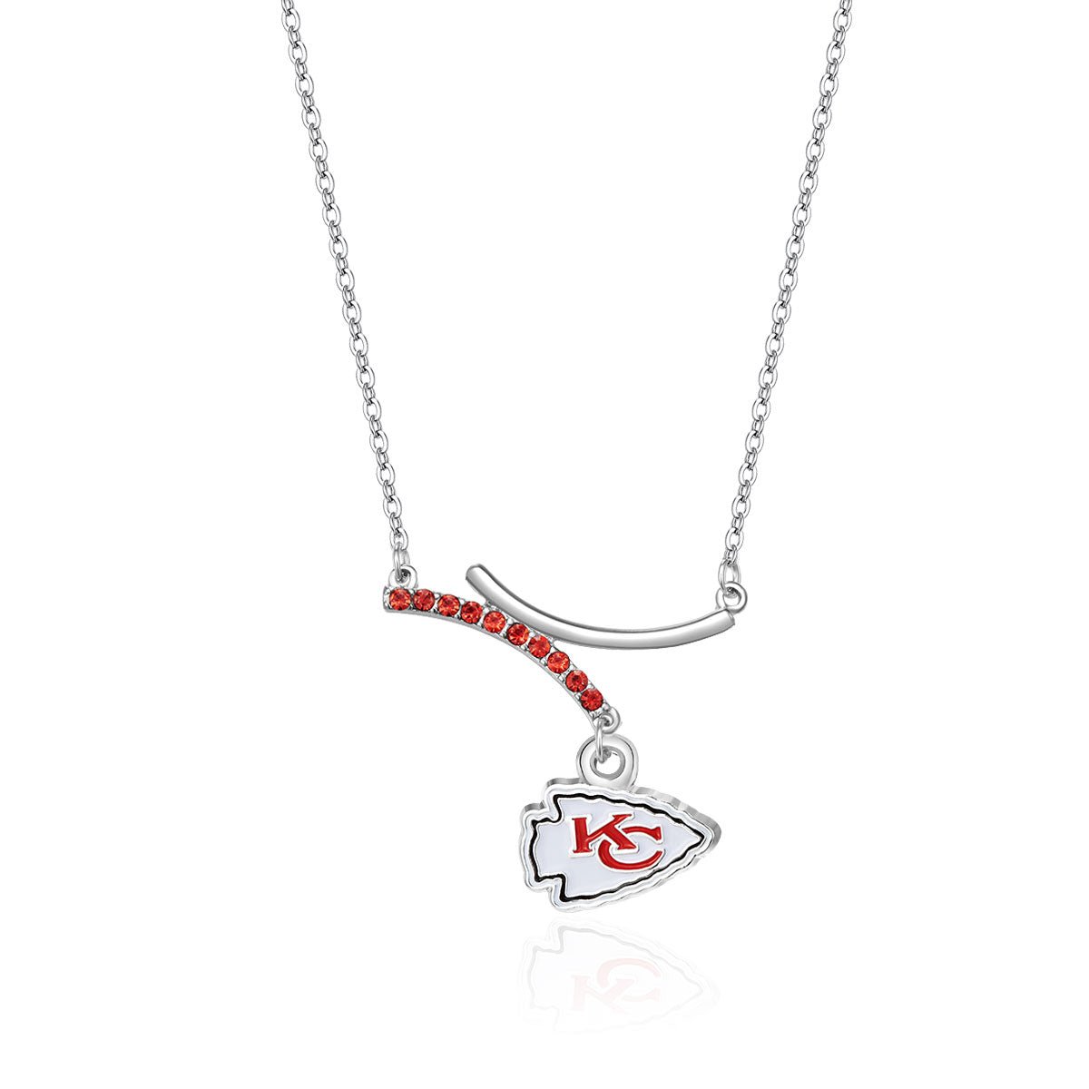 NFL Dual Infinity Necklace - Gamedays Gear - Kansas City Chiefs