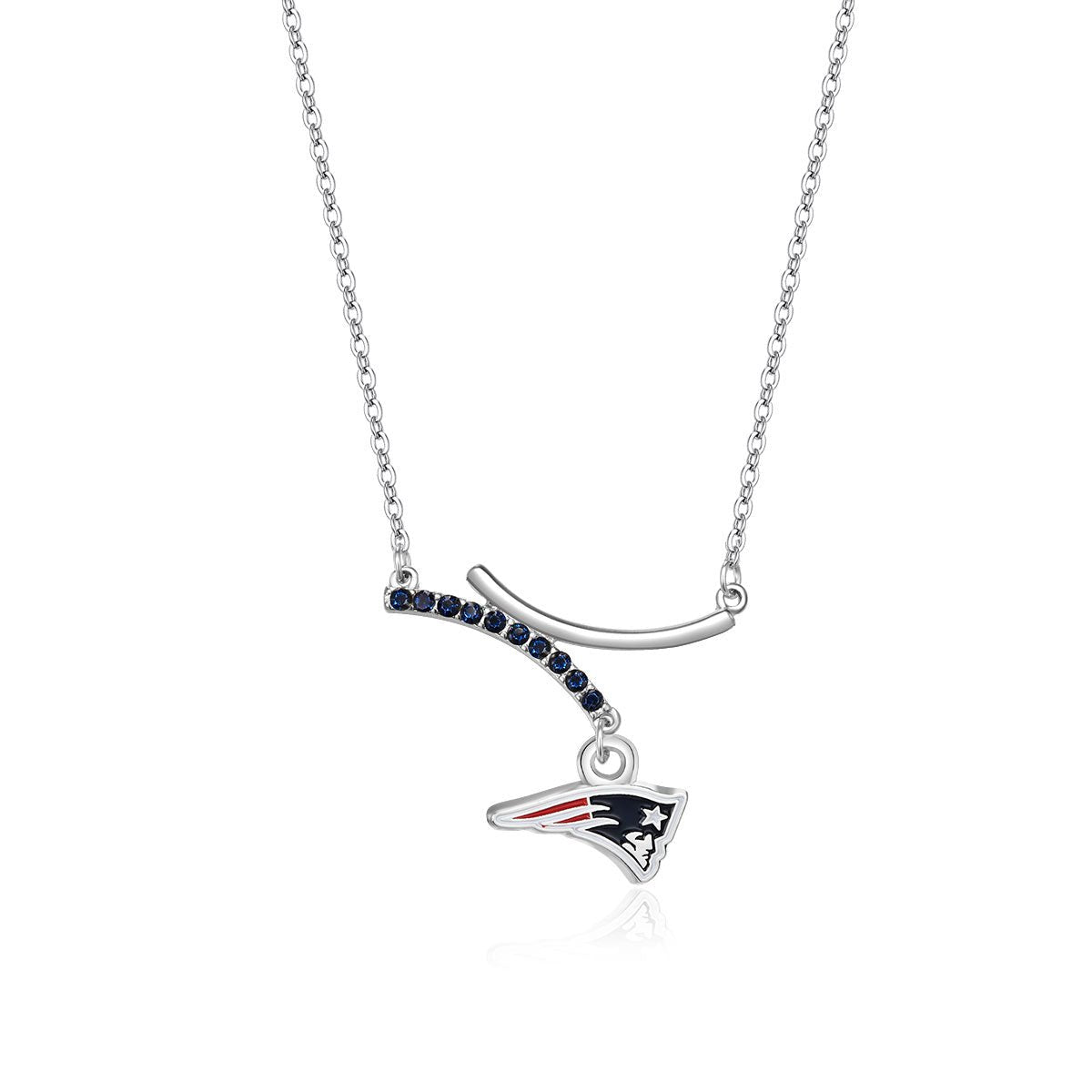 NFL Dual Infinity Necklace - Gamedays Gear - New England Patriots