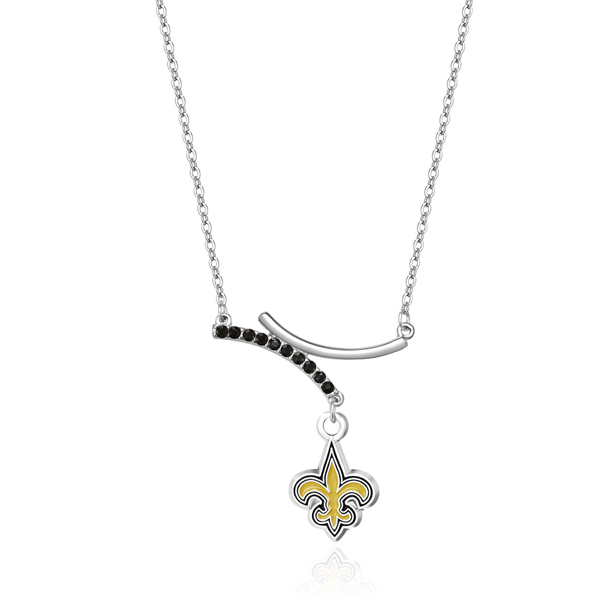 NFL Dual Infinity Necklace - Gamedays Gear - New Orleans Saints