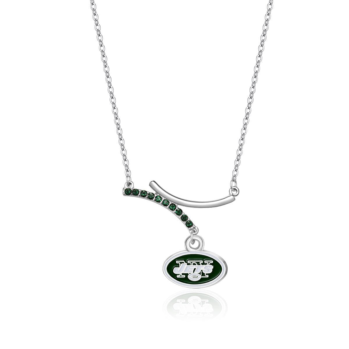 NFL Dual Infinity Necklace - Gamedays Gear - New York Jets