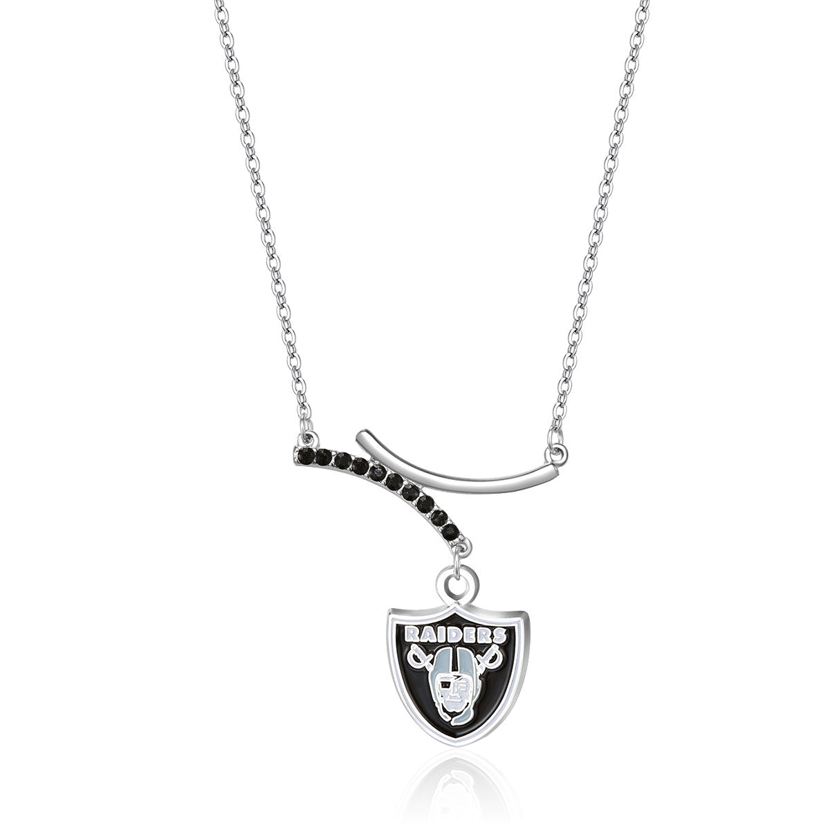 NFL Dual Infinity Necklace - Gamedays Gear - Las Vegas Raiders