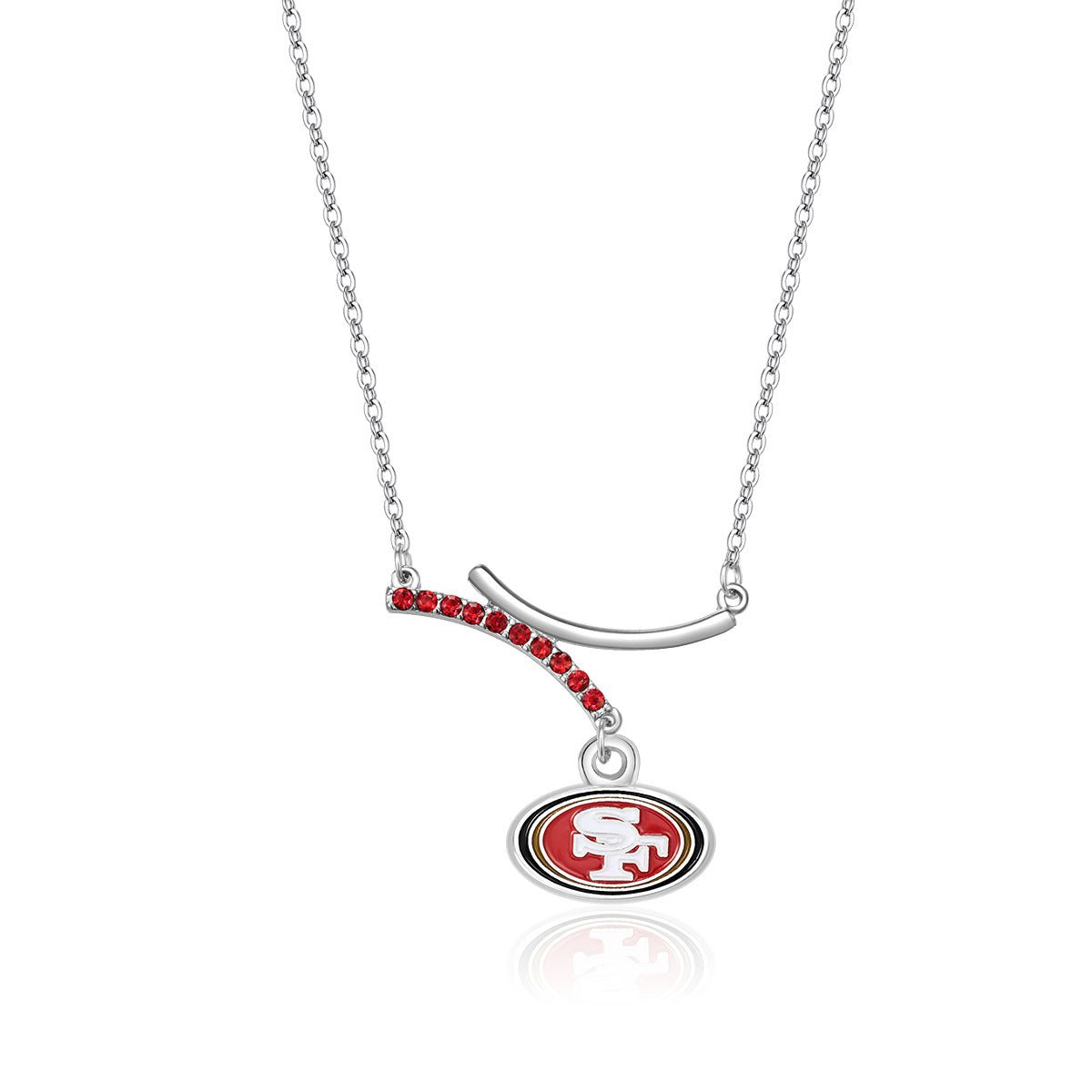 NFL Dual Infinity Necklace - Gamedays Gear - San Francisco 49ers