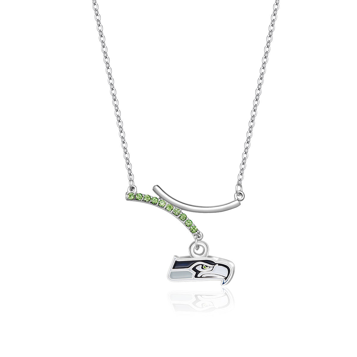 NFL Dual Infinity Necklace - Gamedays Gear - Seattle Seahawks