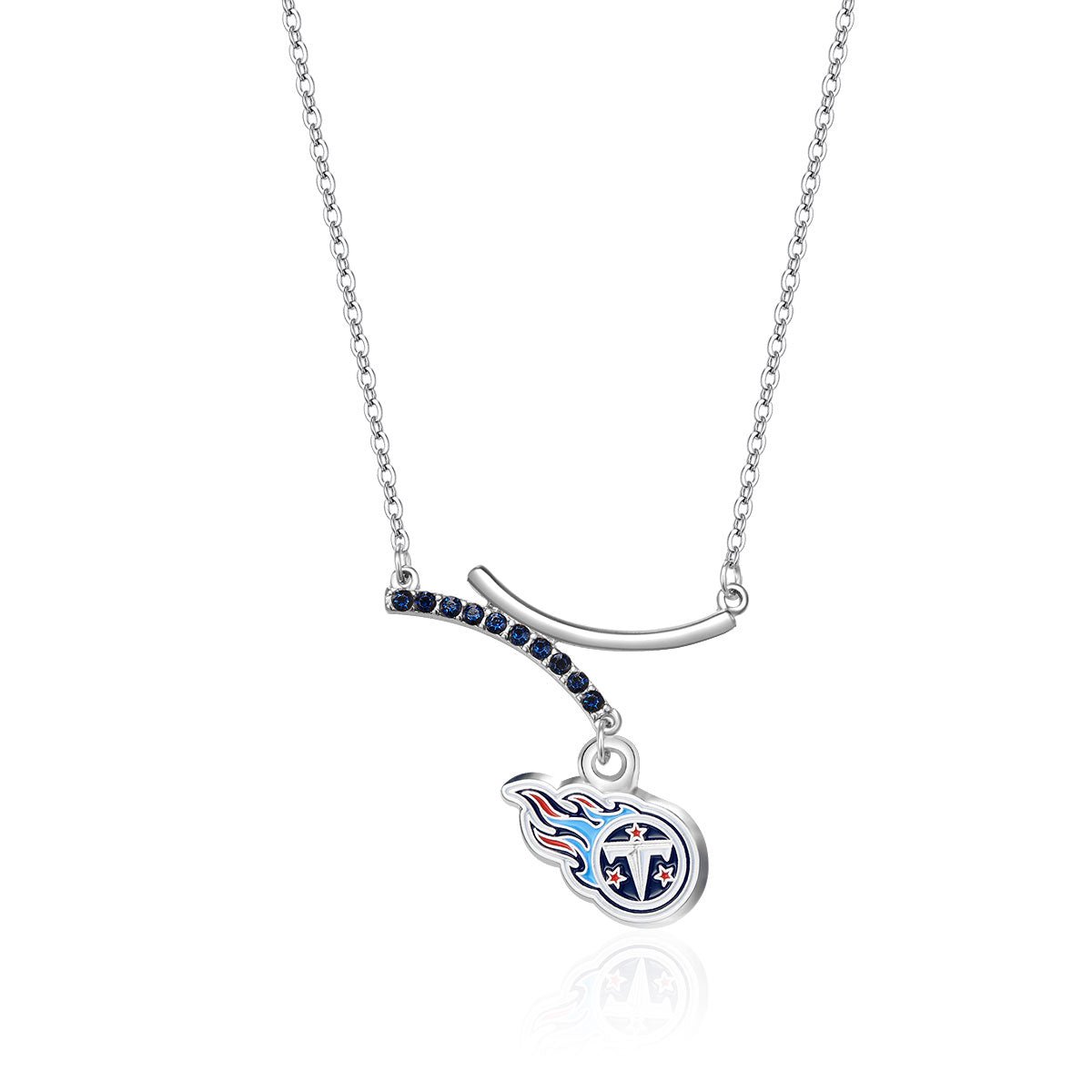 NFL Dual Infinity Necklace - Gamedays Gear - Tennessee Titans