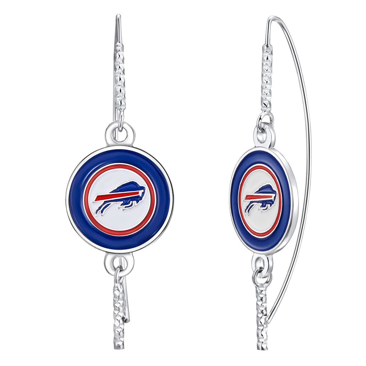 NFL Fish Hook Earrings - Gamedays Gear - Buffalo Bills