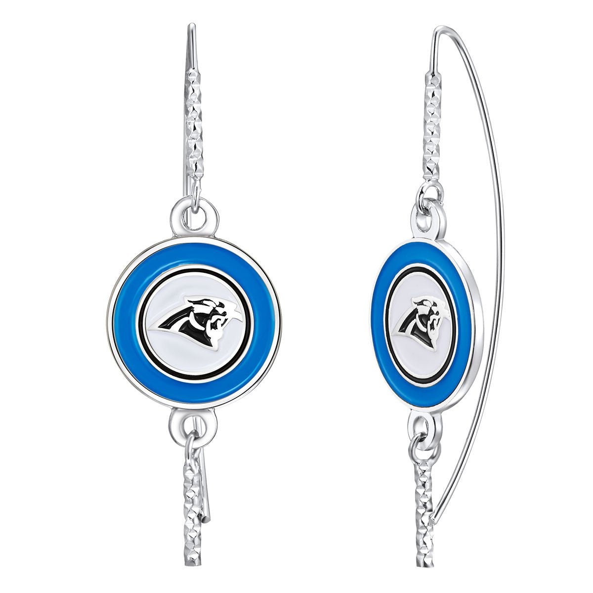 NFL Fish Hook Earrings - Gamedays Gear - Carolina Panthers