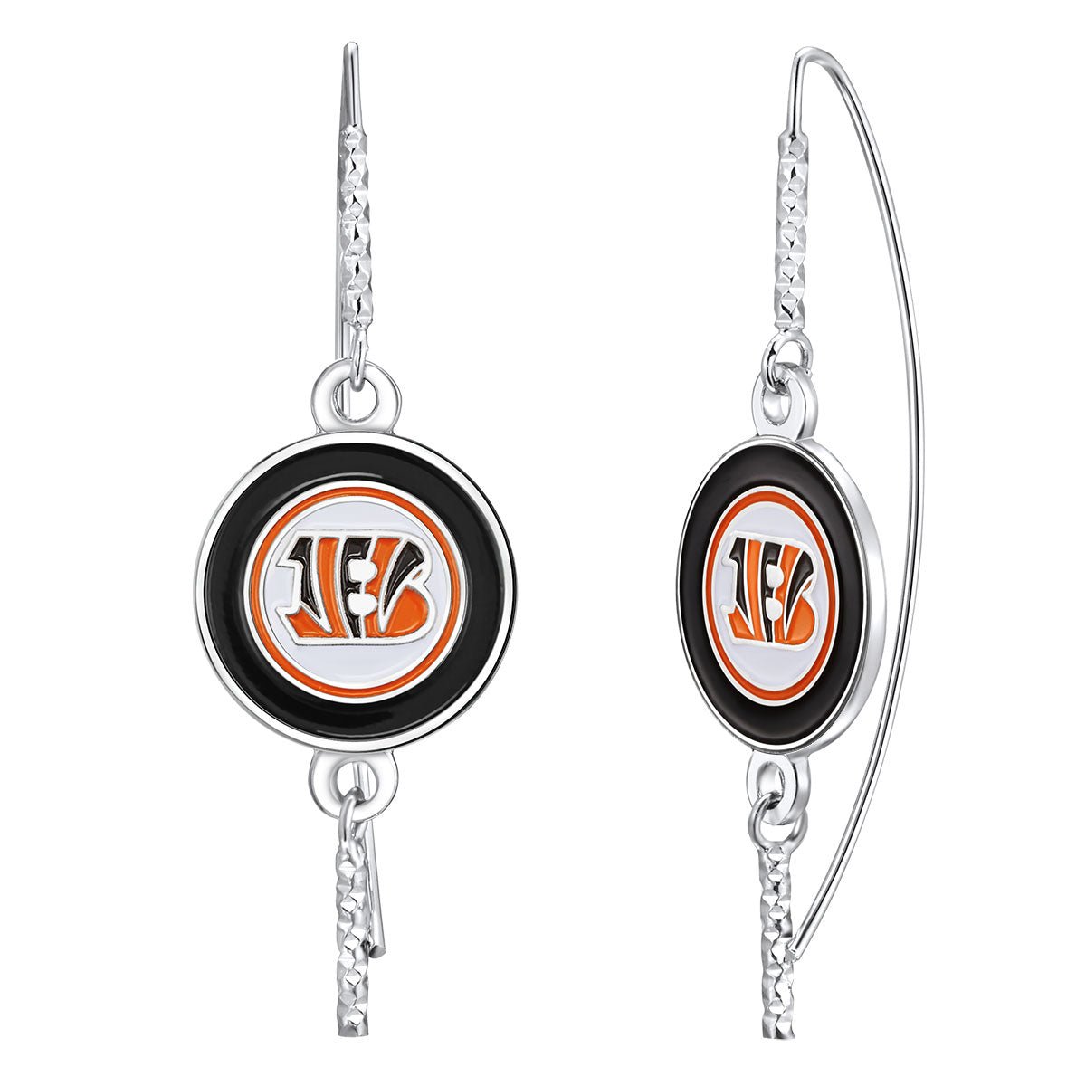 NFL Fish Hook Earrings - Gamedays Gear - Cincinnati Bengals