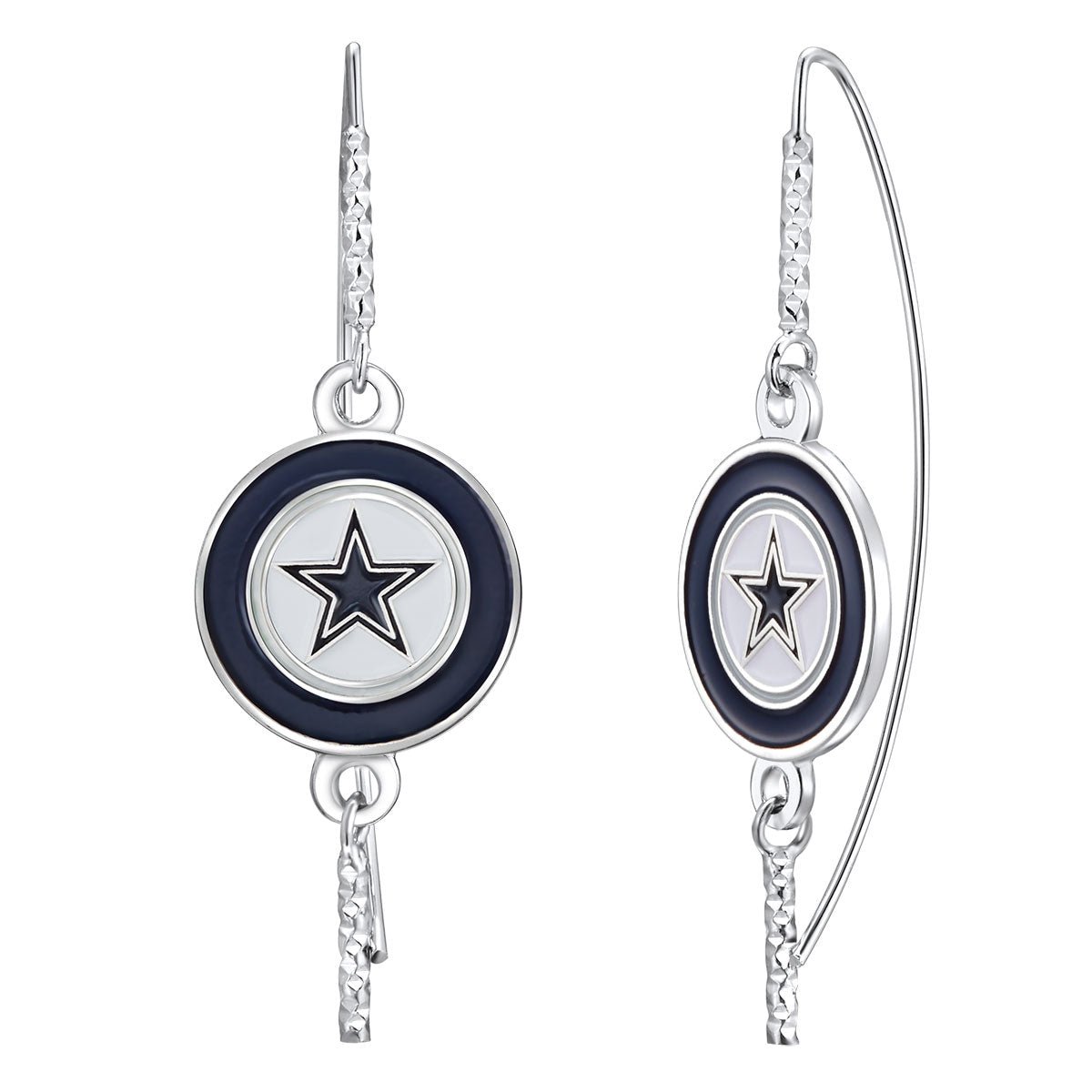 NFL Fish Hook Earrings - Gamedays Gear - Dallas Cowboys