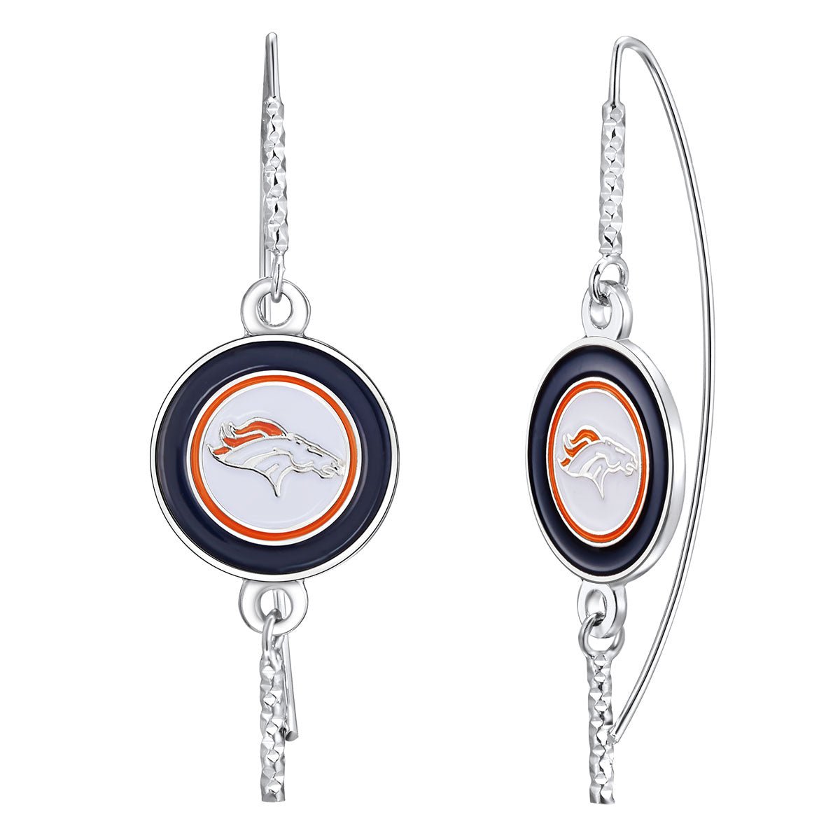 NFL Fish Hook Earrings - Gamedays Gear - Denver Broncos