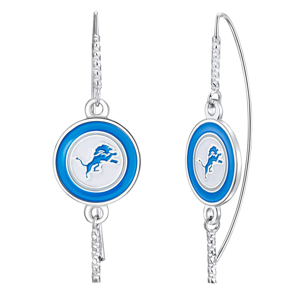 NFL Fish Hook Earrings - Gamedays Gear - Detroit Lions