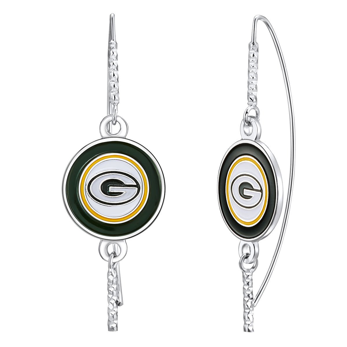 NFL Fish Hook Earrings - Gamedays Gear - Green Bay Packers