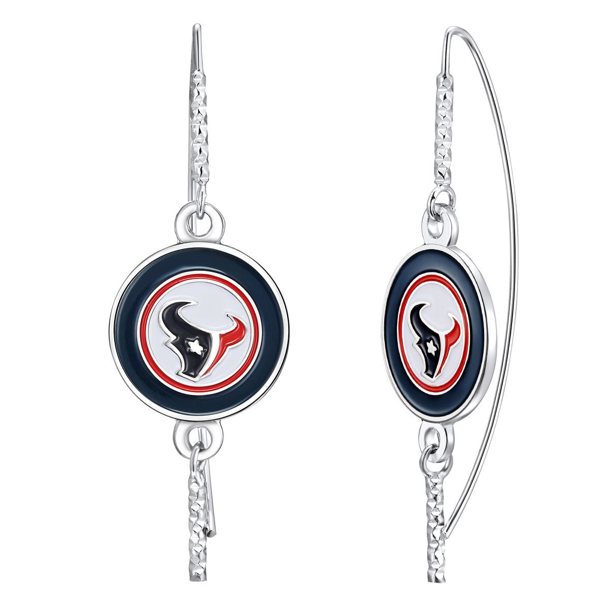 NFL Fish Hook Earrings - Gamedays Gear - Houston Texans