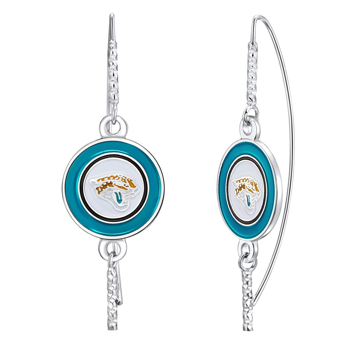 NFL Fish Hook Earrings - Gamedays Gear - Jacksonville Jaguars