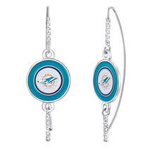 Miami Dolphins Fish Hook Earrings