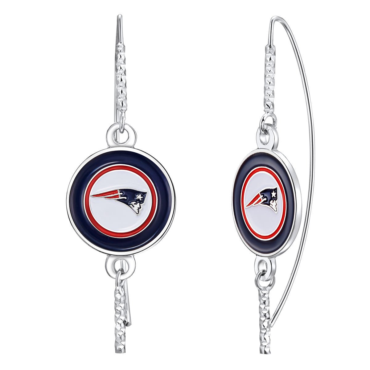 NFL Fish Hook Earrings - Gamedays Gear - New England Patriots