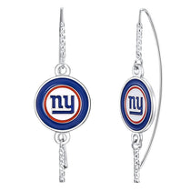New York Giants Fish Hook Earrings