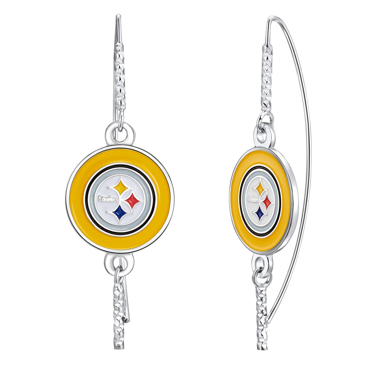 NFL Fish Hook Earrings - Gamedays Gear - Pittsburgh Steelers