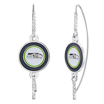 Seattle Seahawks Fish Hook Earrings