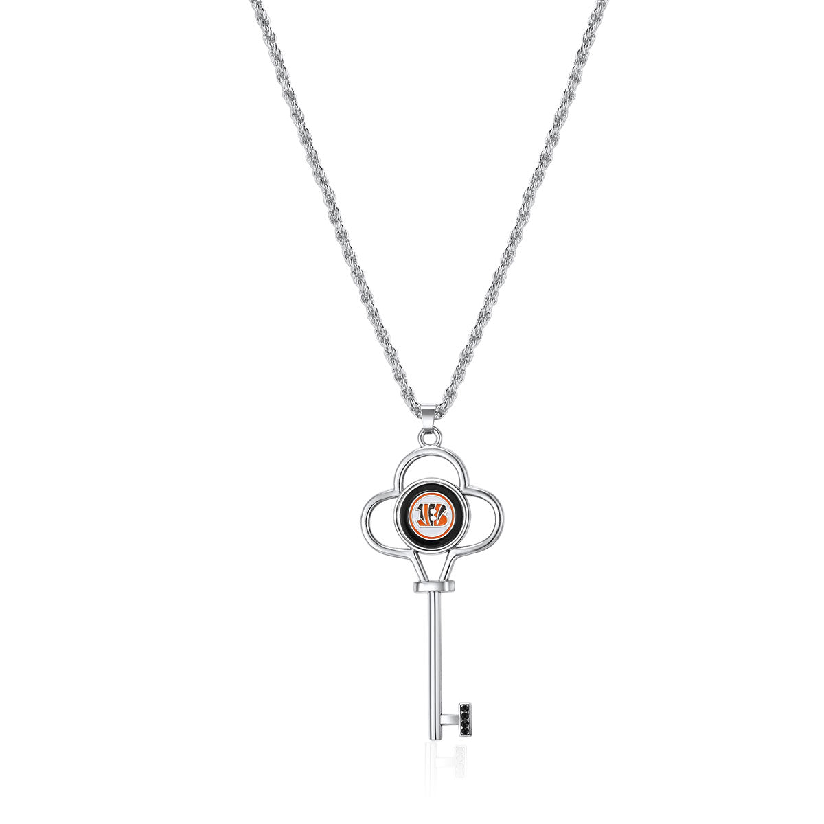 NFL Key Logo Necklace - Gamedays Gear - Cincinnati Bengals