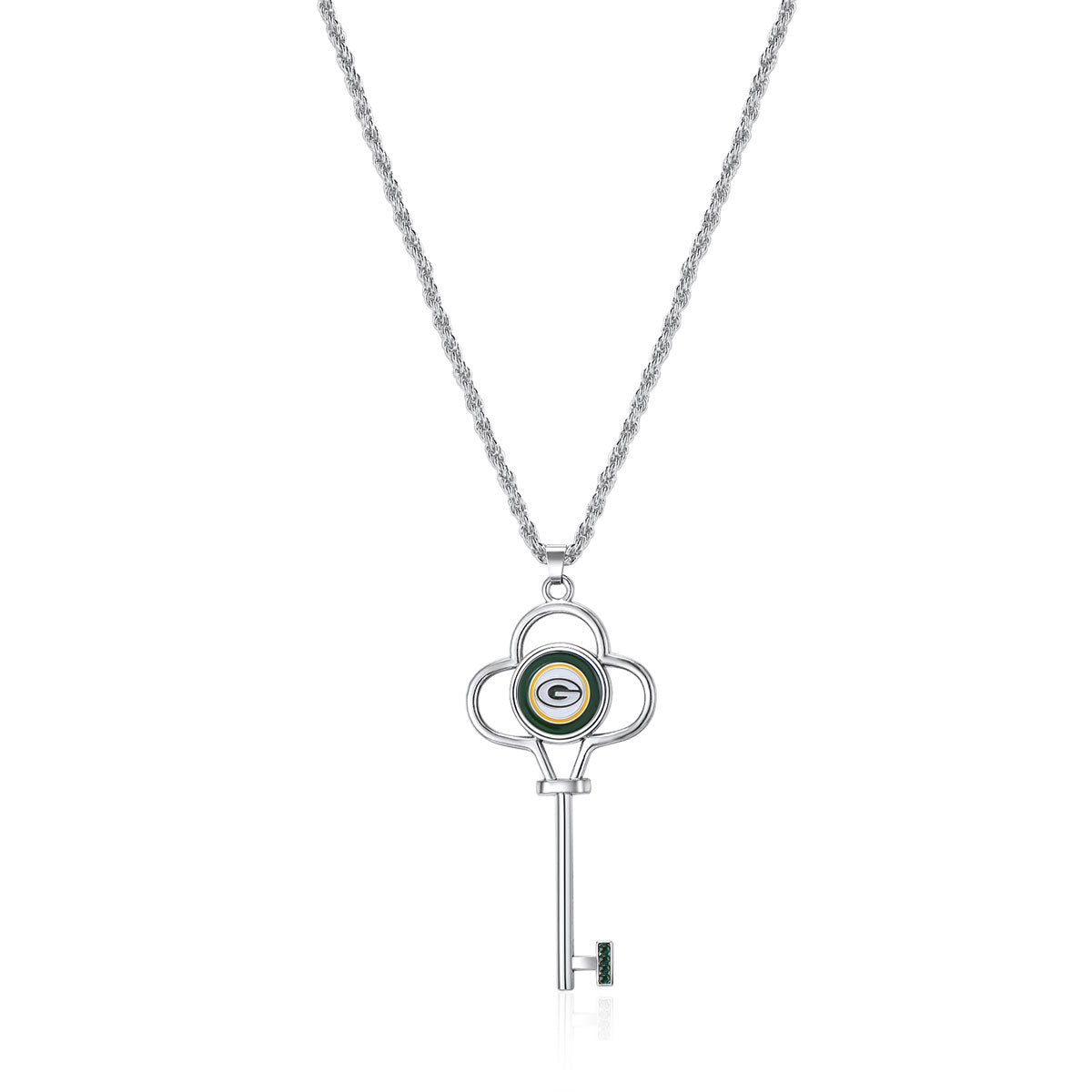 NFL Key Logo Necklace - Gamedays Gear - Green Bay Packers