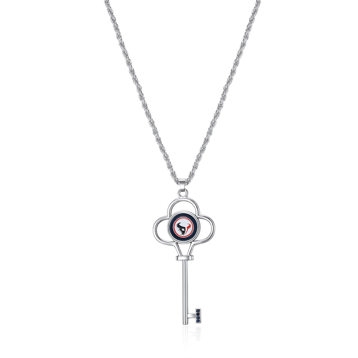 NFL Key Logo Necklace - Gamedays Gear - Houston Texans