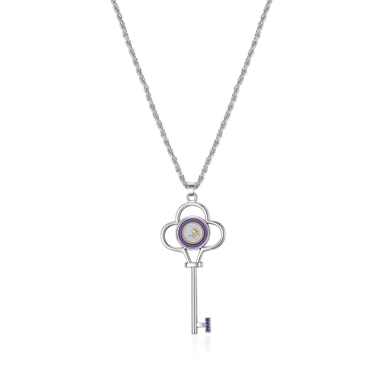 NFL Key Logo Necklace - Gamedays Gear - Minnesota Vikings