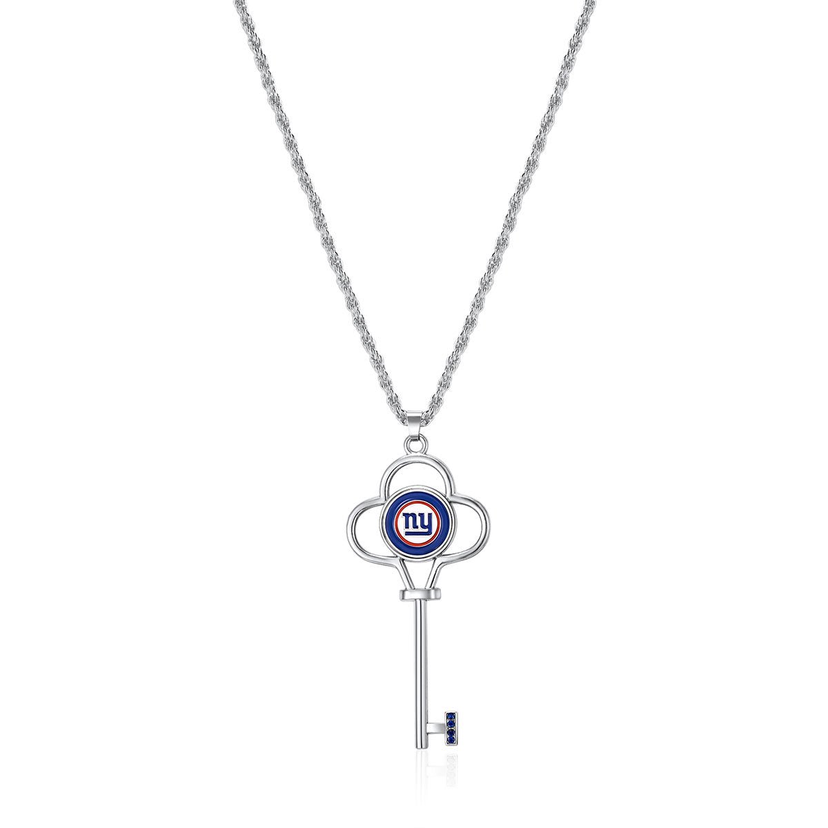 NFL Key Logo Necklace - Gamedays Gear - New York Giants