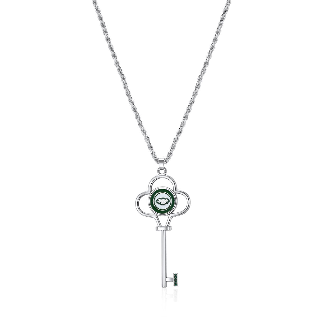 NFL Key Logo Necklace - Gamedays Gear - New York Jets