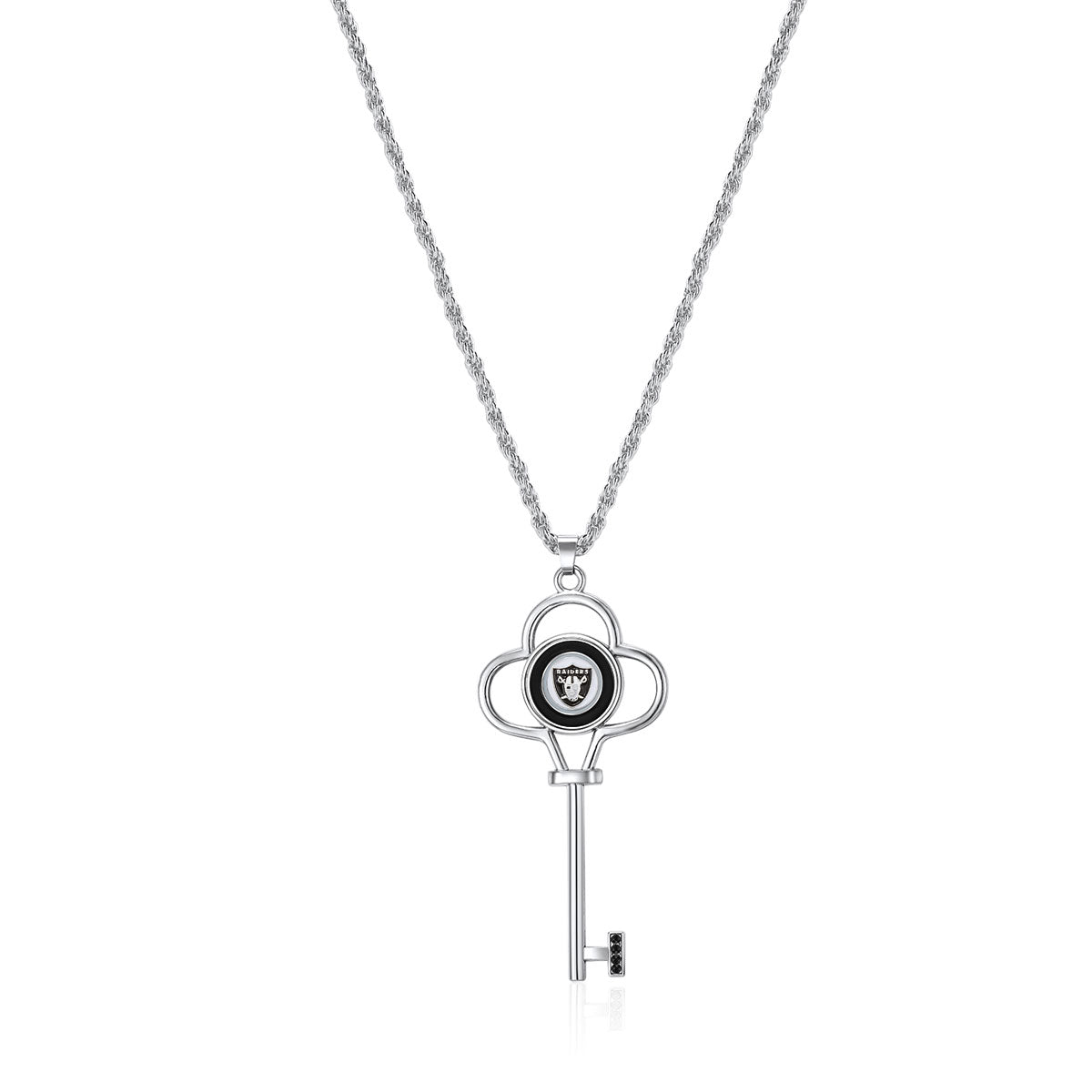 NFL Key Logo Necklace - Gamedays Gear - Las Vegas Raiders