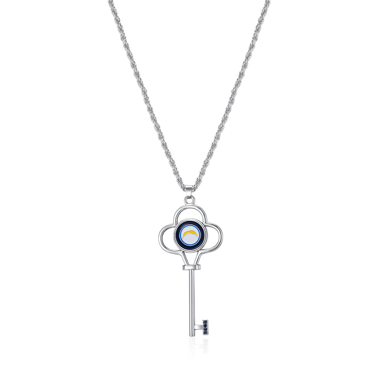 NFL Key Logo Necklace - Gamedays Gear - Los Angeles Chargers