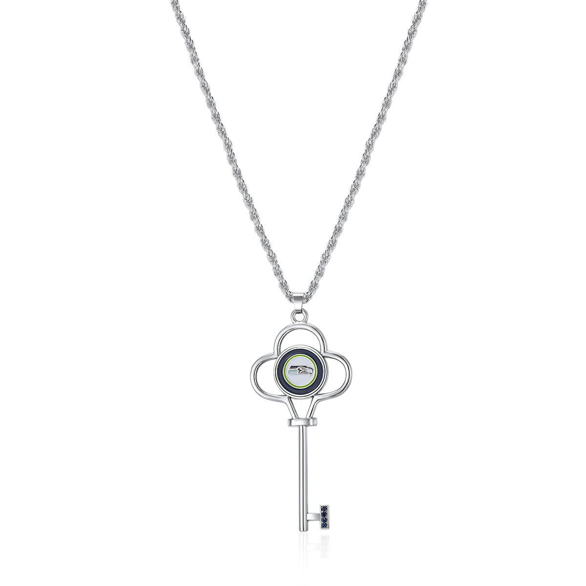 NFL Key Logo Necklace - Gamedays Gear - Seattle Seahawks