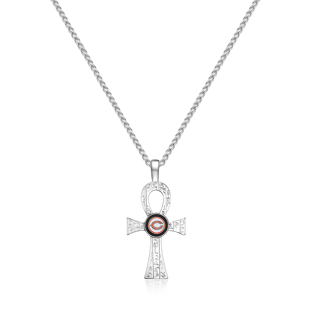 NFL Key of Life Necklace - Gamedays Gear - Chicago Bears