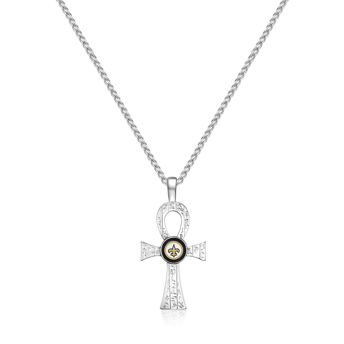 NFL Key of Life Necklace - Gamedays Gear - New Orleans Saints