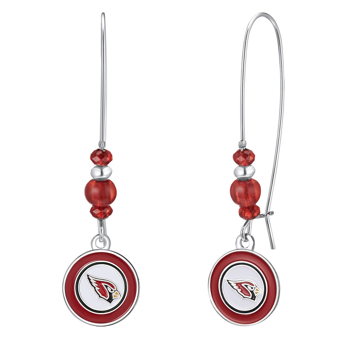 NFL Kidney Wire Hook Earrings - Gamedays Gear - Arizona Cardinals