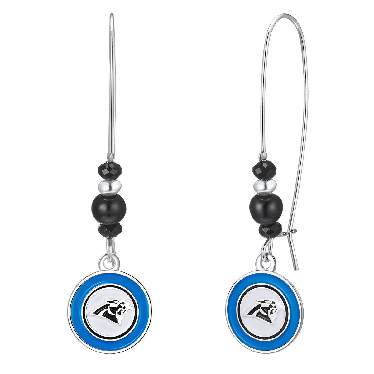 NFL Kidney Wire Hook Earrings - Gamedays Gear - Carolina Panthers