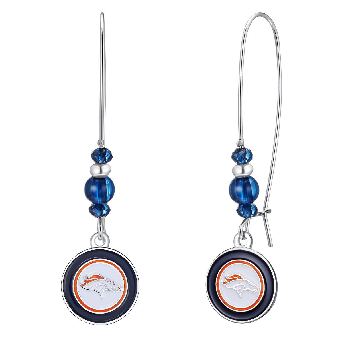 NFL Kidney Wire Hook Earrings - Gamedays Gear - Denver Broncos