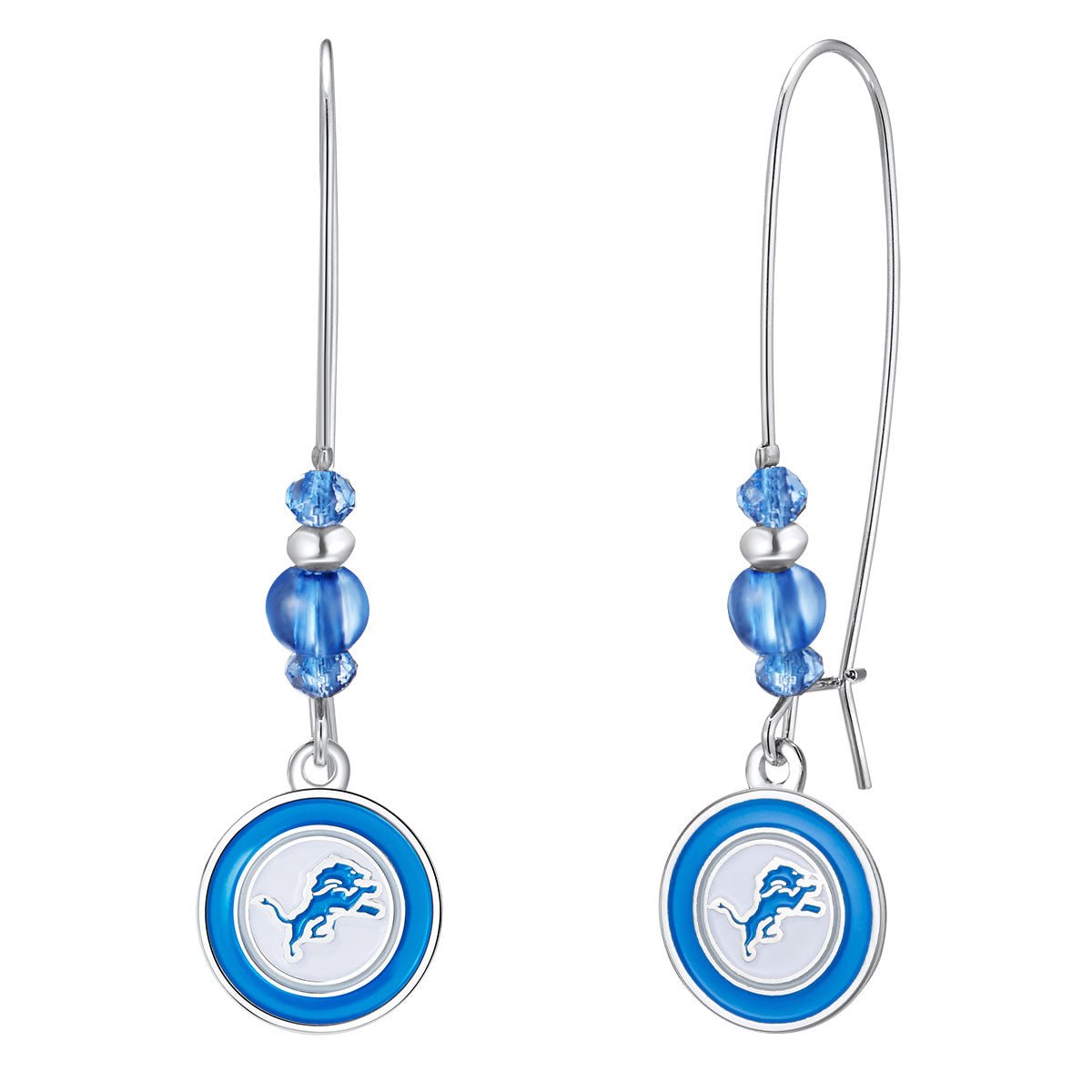 NFL Kidney Wire Hook Earrings - Gamedays Gear - Detroit Lions