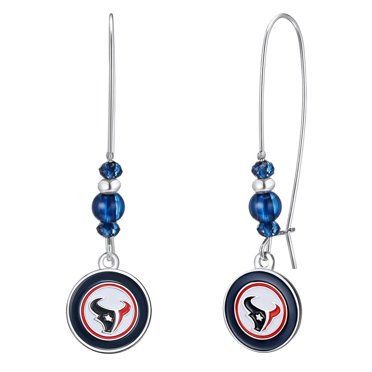 NFL Kidney Wire Hook Earrings - Gamedays Gear - Houston Texans