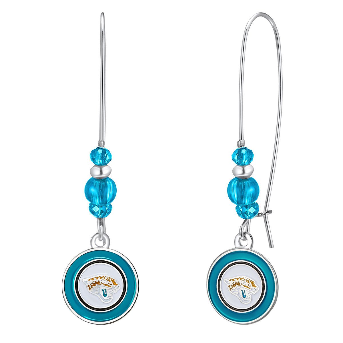 NFL Kidney Wire Hook Earrings - Gamedays Gear - Jacksonville Jaguars