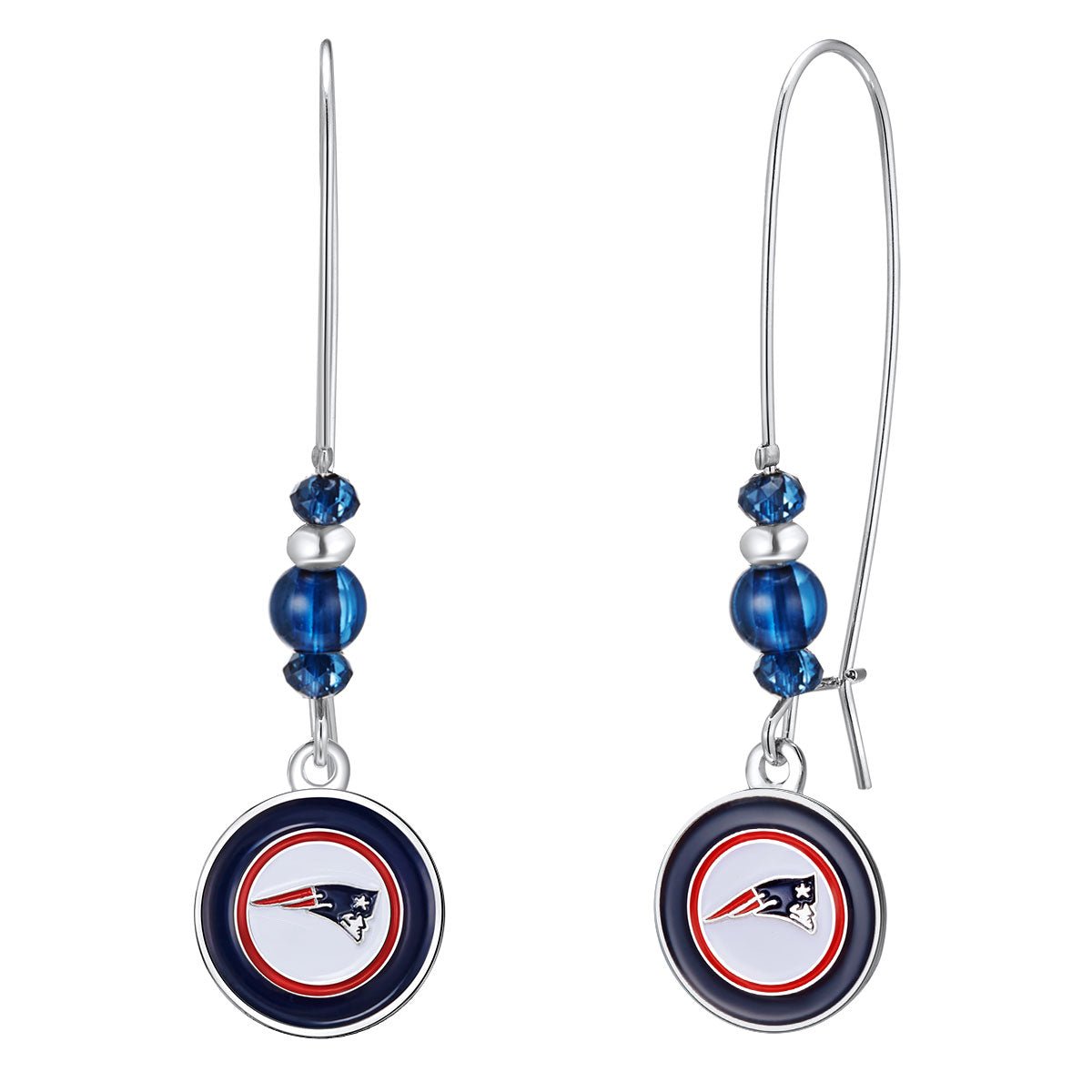 NFL Kidney Wire Hook Earrings - Gamedays Gear - New England Patriots