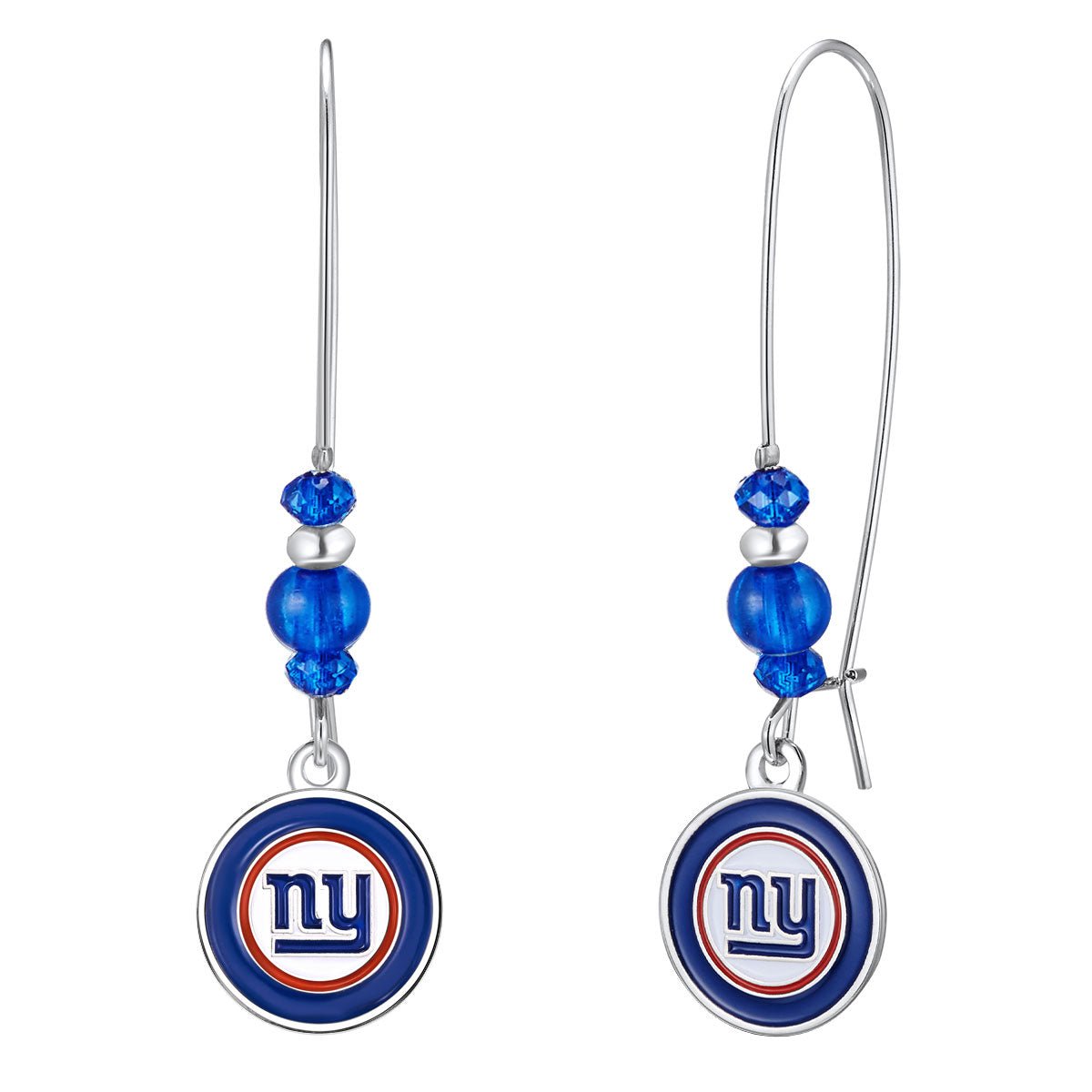 NFL Kidney Wire Hook Earrings - Gamedays Gear - New York Giants