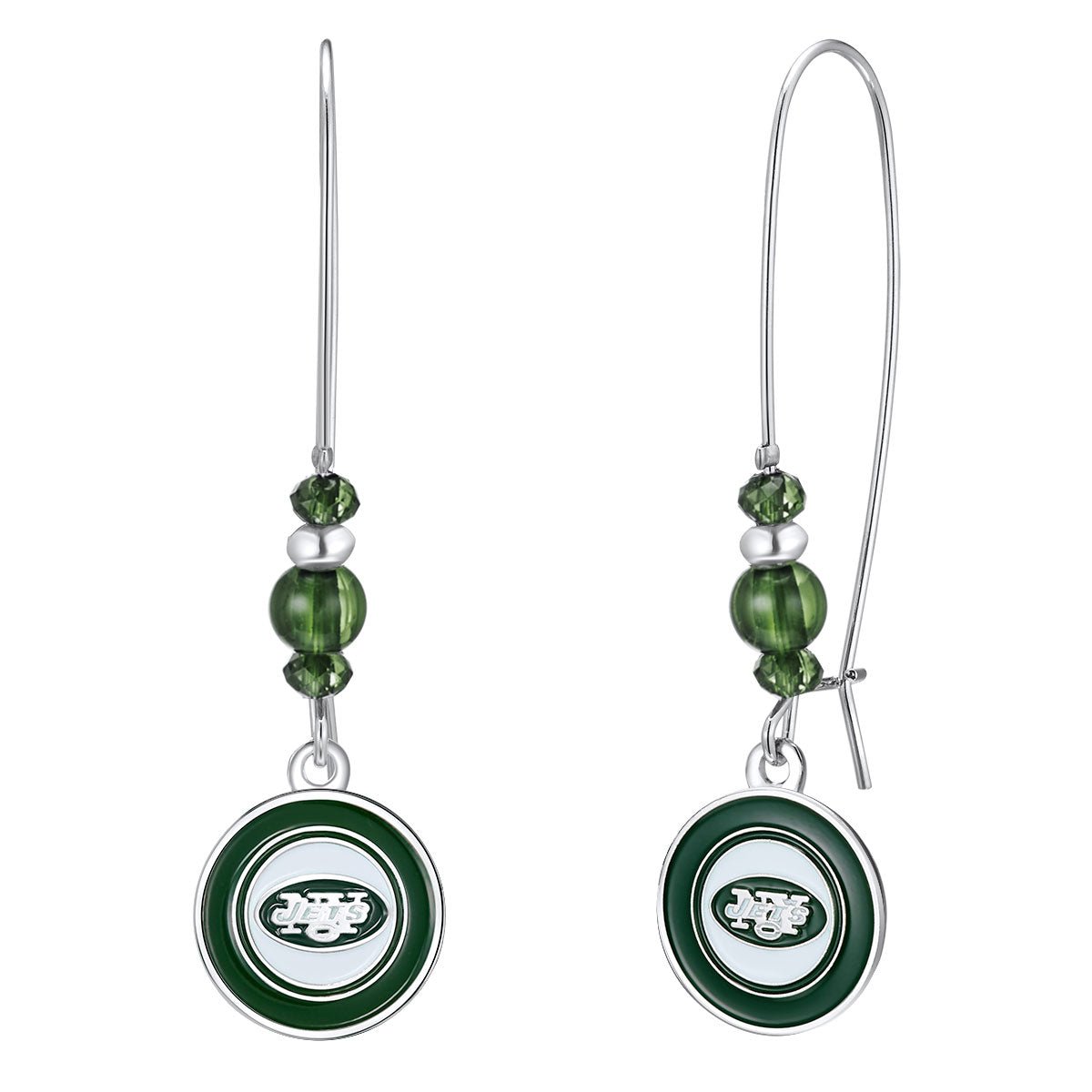 NFL Kidney Wire Hook Earrings - Gamedays Gear - New York Jets