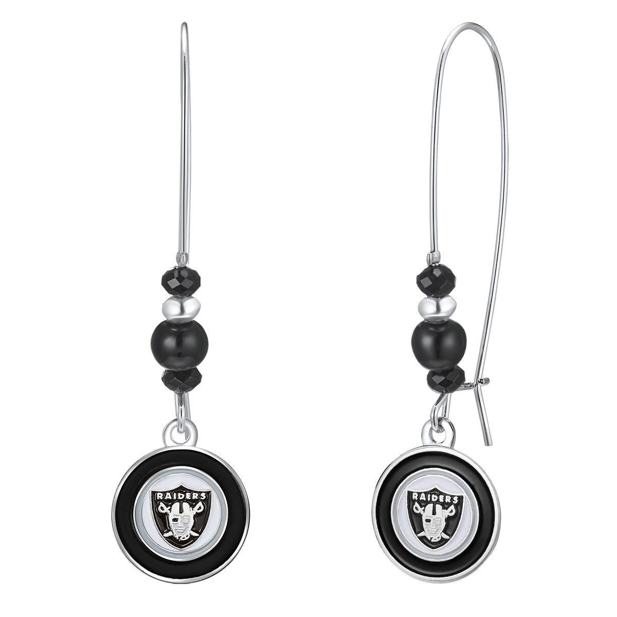 NFL Kidney Wire Hook Earrings - Gamedays Gear - Las Vegas Raiders