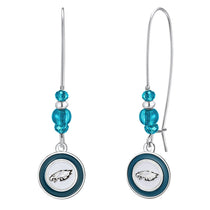Philadelphia Eagles Kidney Wire Hook Earrings