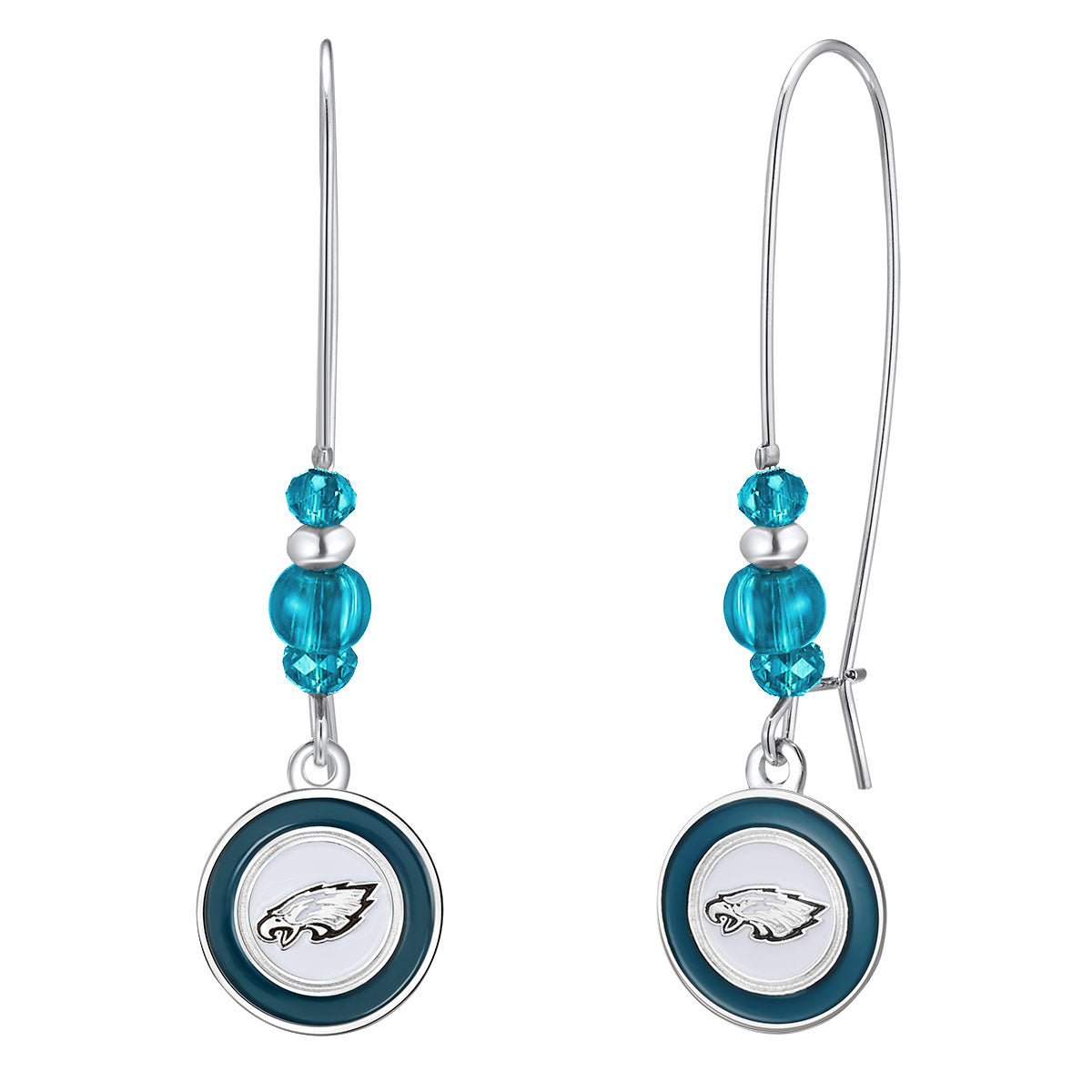 NFL Kidney Wire Hook Earrings - Gamedays Gear - Philadelphia Eagles