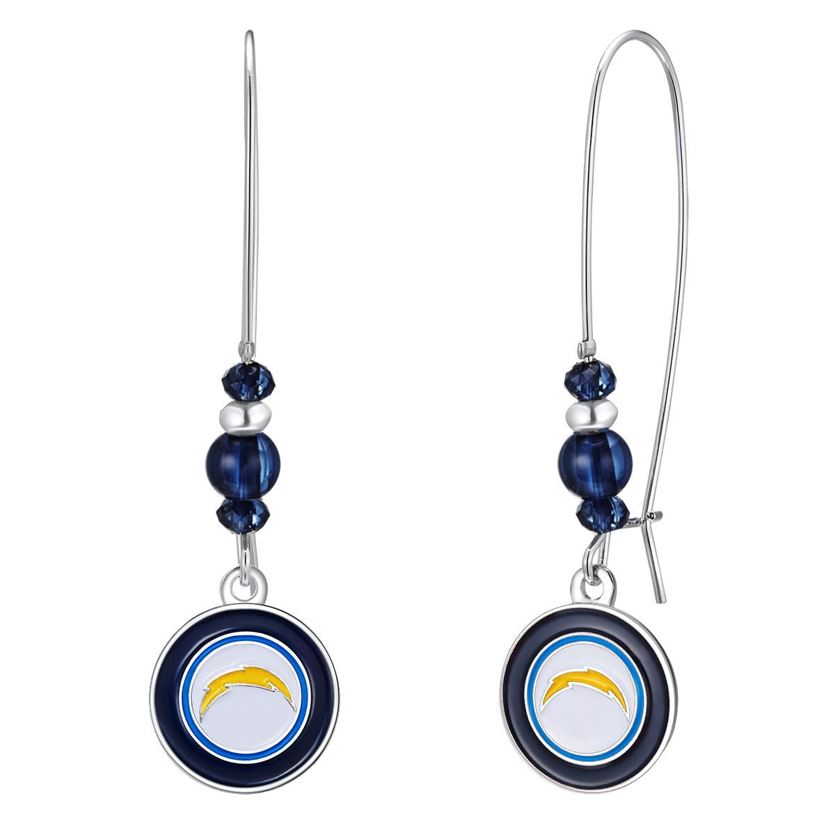 NFL Kidney Wire Hook Earrings - Gamedays Gear - Los Angeles Chargers