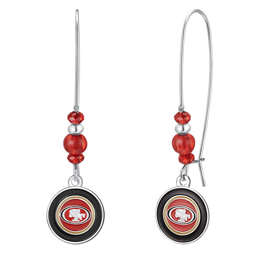 NFL Kidney Wire Hook Earrings - Gamedays Gear - San Francisco 49ers