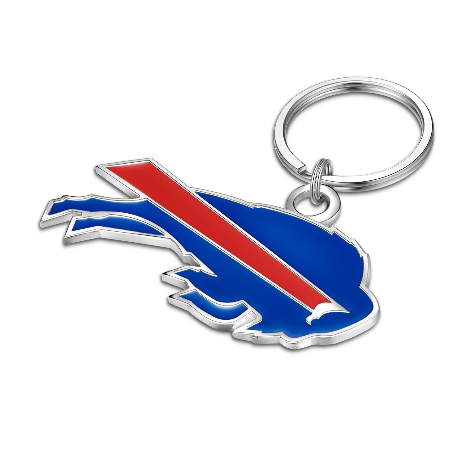 NFL Large Primary Team Logo Key Chain - Gamedays Gear - Buffalo Bills